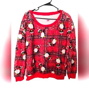 NWT Fluffy Christmas sweater size 15/17